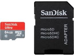 Carte Mémoire Sandisk 64gb