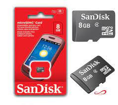 Carte Mémoire Sandisk 8gb